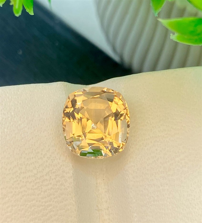 7.35 CT Natural Imperial Rose Gold Topaz