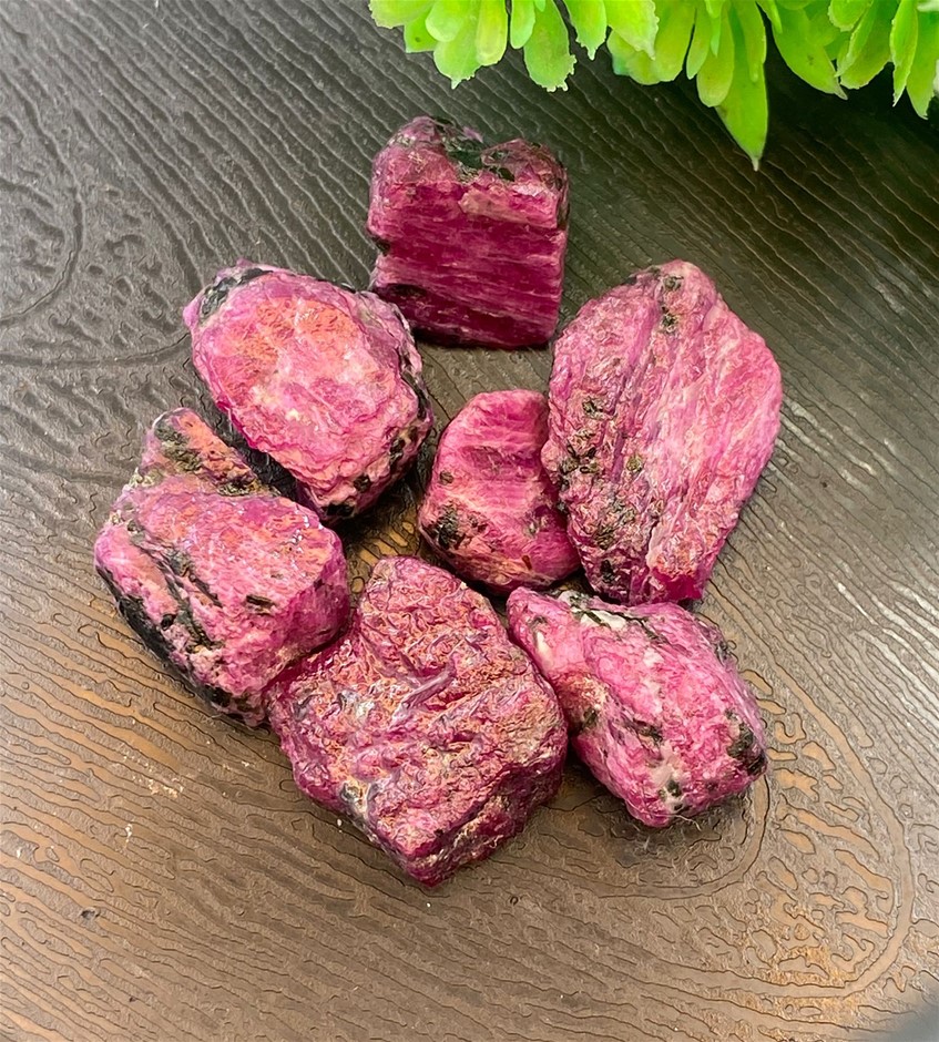 79.50 CT Lovely Reddish-Pink Natural Ruby Chunks
