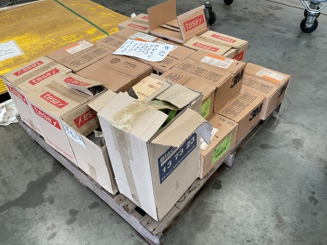 <p>Pallet of Assorted Tape</p>