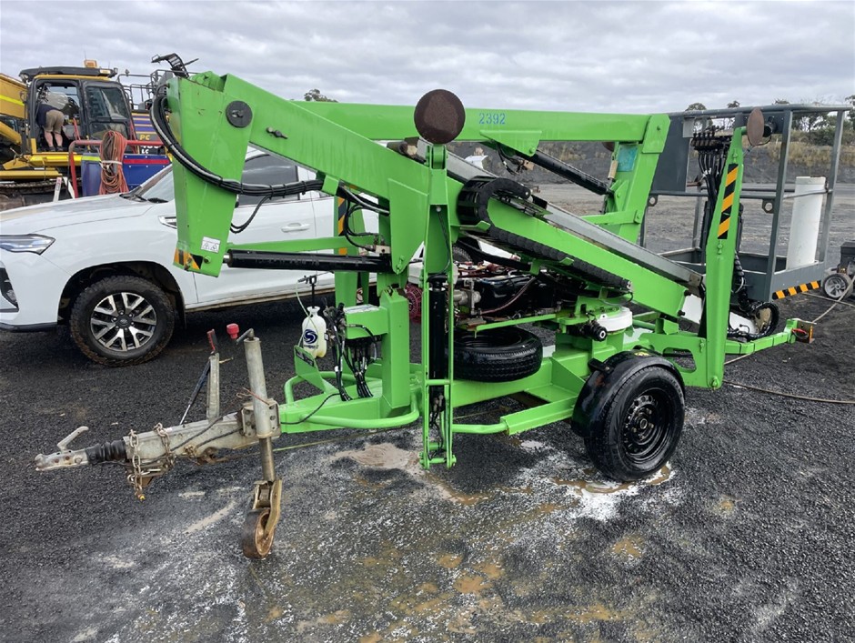 2011 Nifty Trailer Mounted Boom Elevated Work Platform