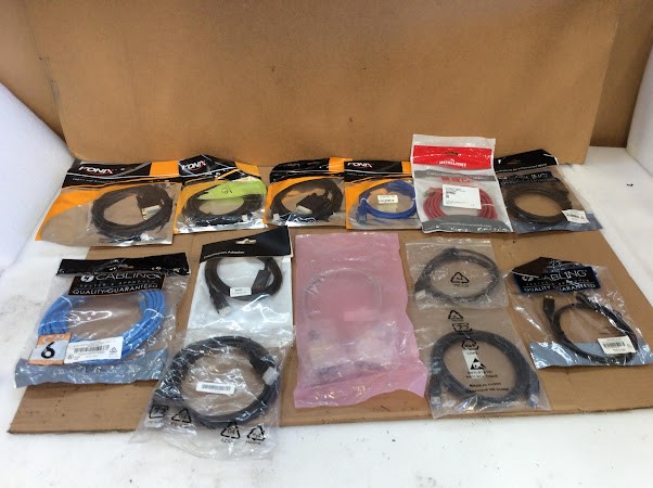 Intellinet/Cabling Mixed Brand and Model Cables - New (Lot of 13)