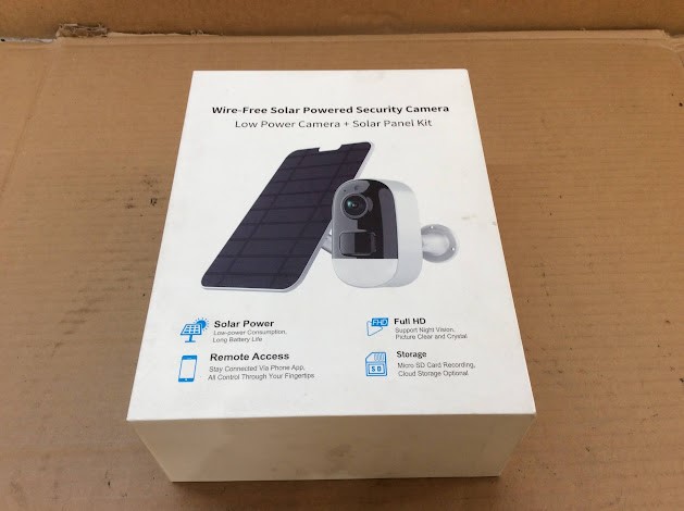 World Vision XF-F1 Wire-Free Solar Powered Security Camera Kit