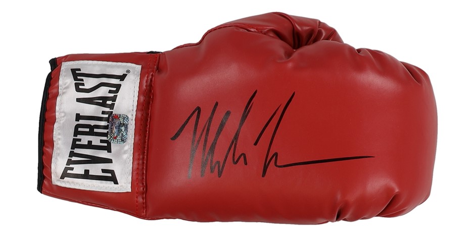 MIKE TYSON SIGNED EVERLAST BOXING GLOVE