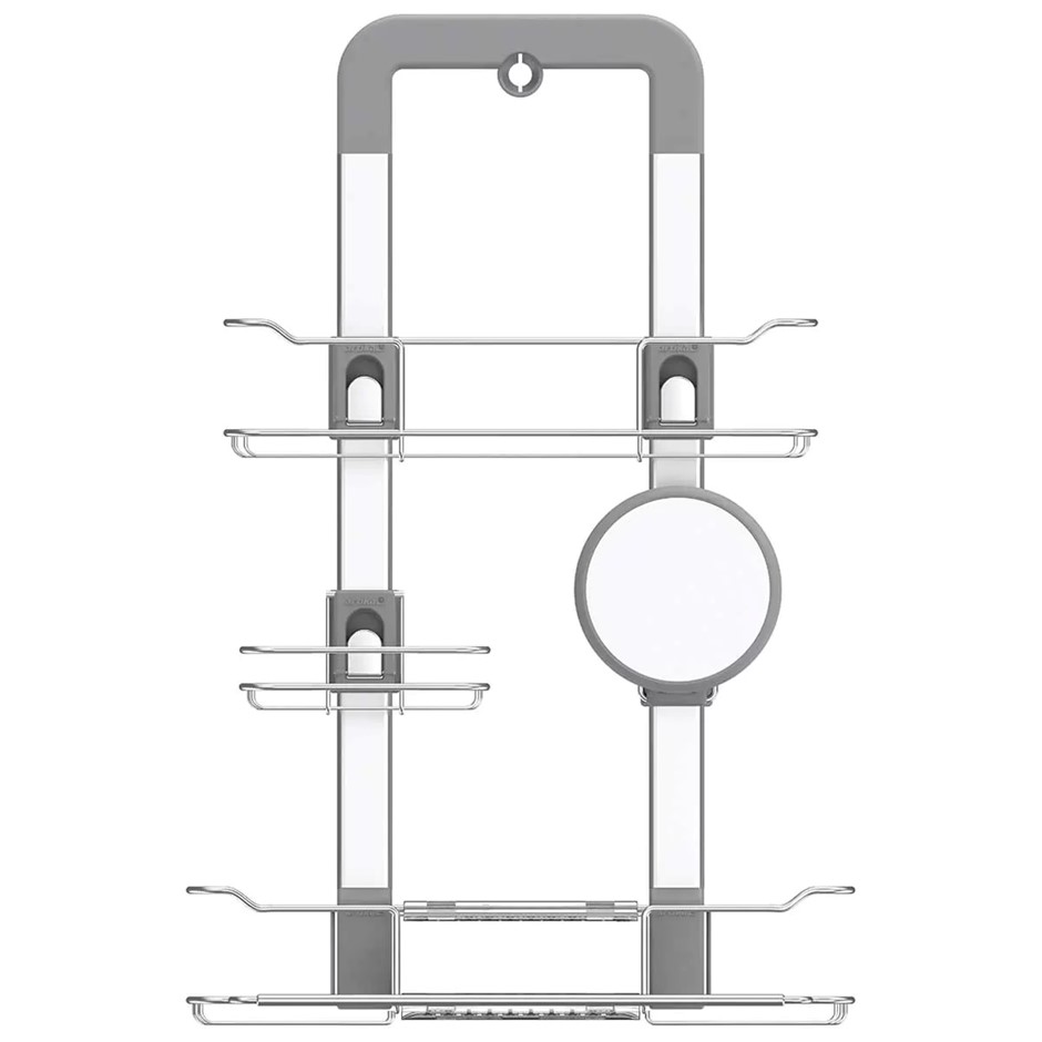 ARTIKA Trent Hanging Shower Caddy, Light Grey.