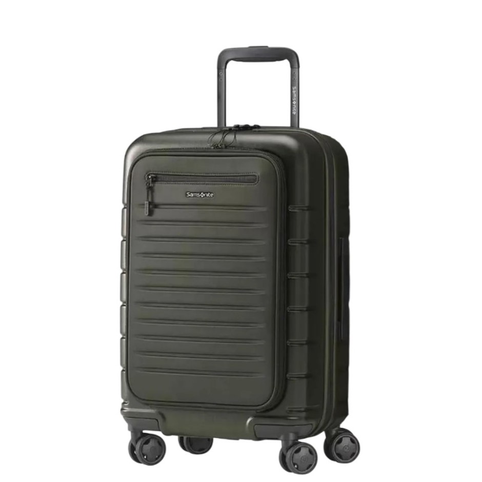 SAMSONITE Variate Hardside Luggage, Carry-On, Small: 55cm, Olive.