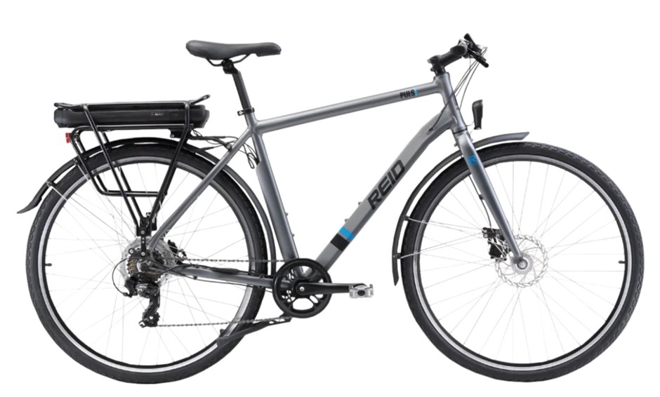 REID City Pulse eBike 2020 Matte Charcoal, Large 53cm