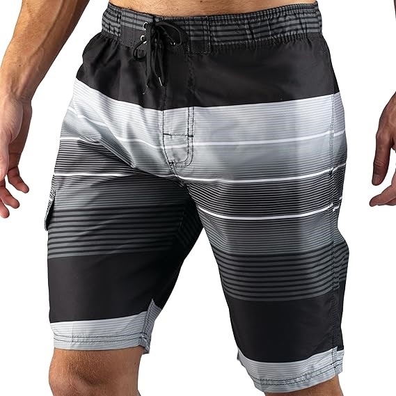 KANU Surf Mens Flex Swim Trunks, Size L