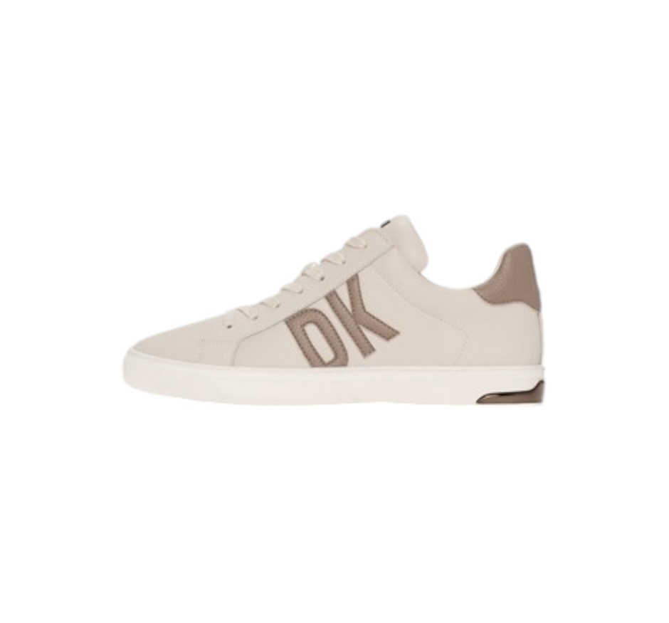 DKNY Women's Abeni Lace-Up Sneakers, Size US 7M, Pebble/Toffee, K2336528.