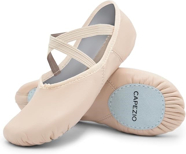 CAPEZIO Girl's Juliet Ballet Shoe, 12.5M US Little Kid, Light Pink, 2027C.