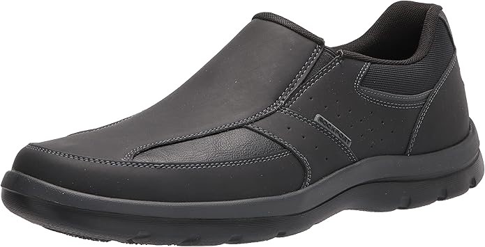 ROCKPORT Men's Get Your Kicks Slip-On Loafer, US11.5/EU46, Black, M79272.