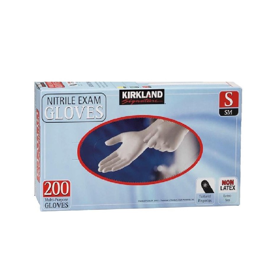 2 x SIGNATURE 200pc Nitrile Exam Gloves, Size S. NB: Damaged box.