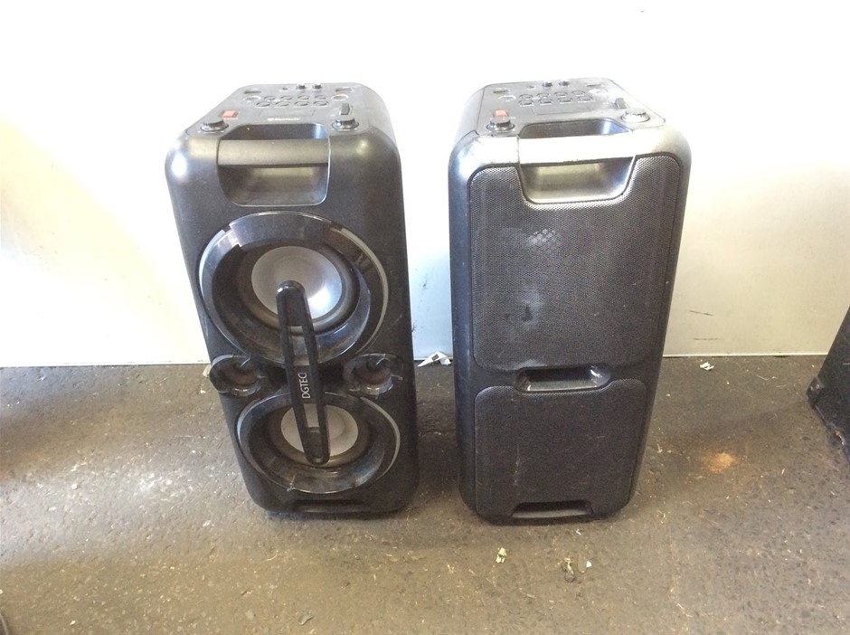 Portable Bluetooth Party Speakers (Lot of 2)