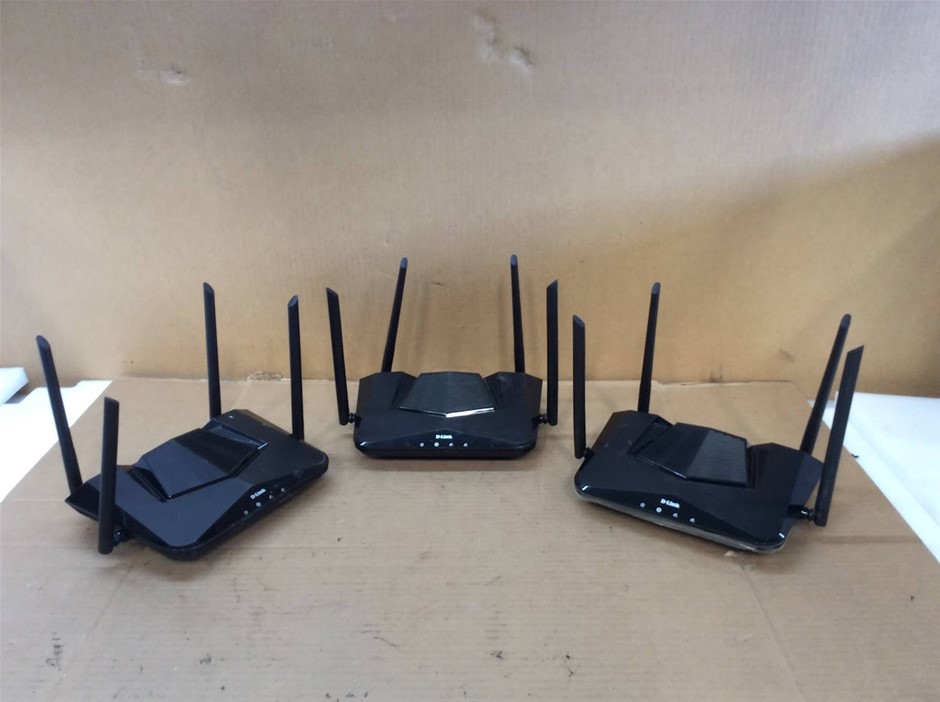 D-Link DIR-X3260 AX3200 Wi-Fi 6 Router (Lot of 3)