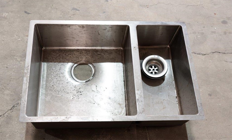 Stainless Steel Twin Bowl Sink  670 x 440mm.
