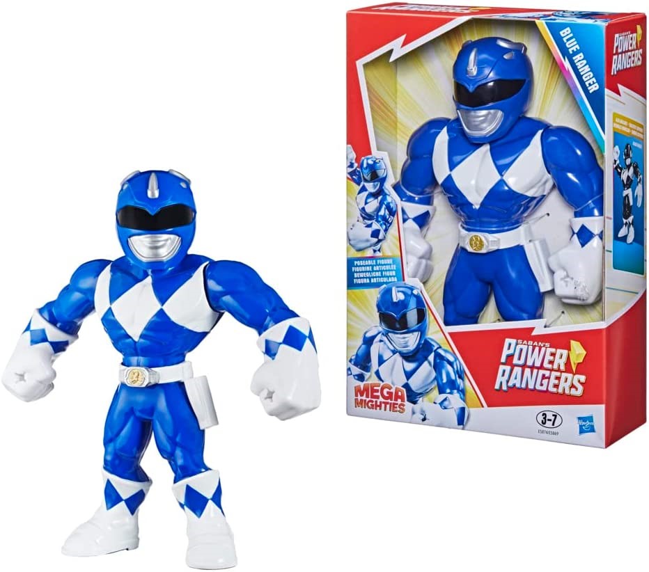 POWER RANGERS Playskool Heroes Mighty Morphin Power Rangers, Blue Ranger, 2