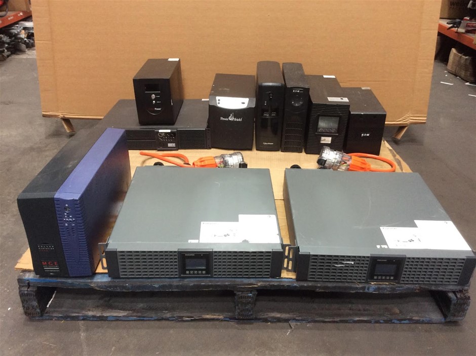 Mixed Lot of Assorted UPS Uninterruptible Power Supplies