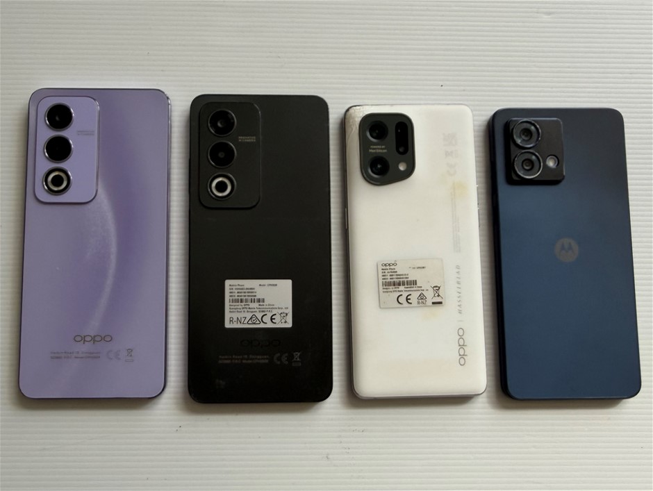 Oppo A80 5G / X5 5G & Motorola G84 - For Parts (Lot of 4)