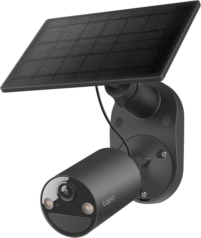 TAPO C411 Solar Powered Outdoor WiFi Camera Kit, 2K 3MP, 6400mAh Battery up