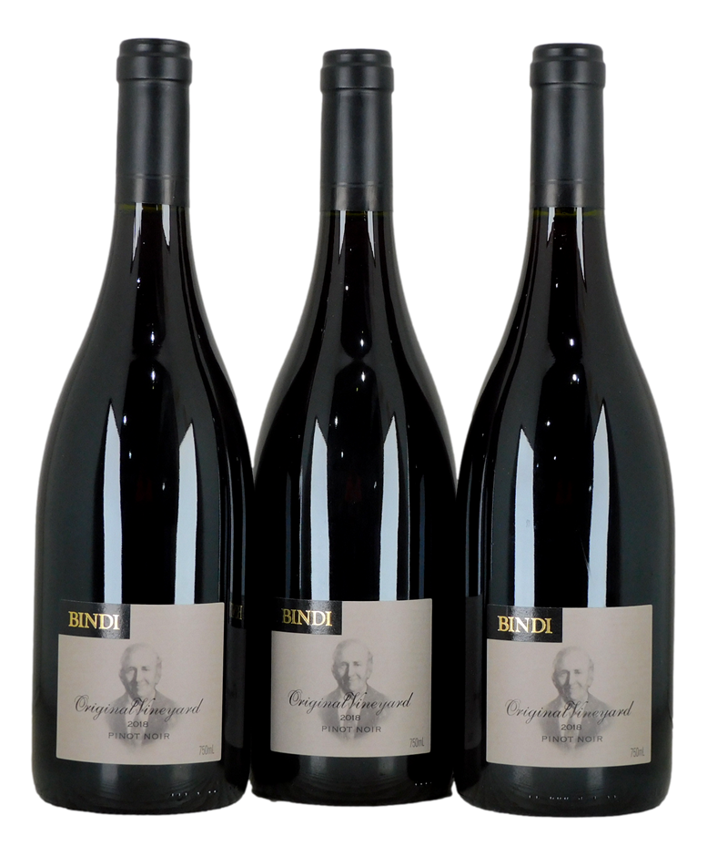 Bindi Original Vineyard Pinot Noir 2018 (3x 750mL)
