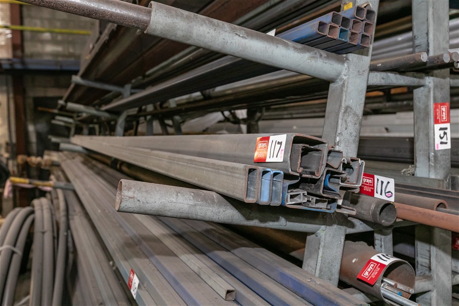Structural Steel Stock (Unused)2 x Rack Shelves Only