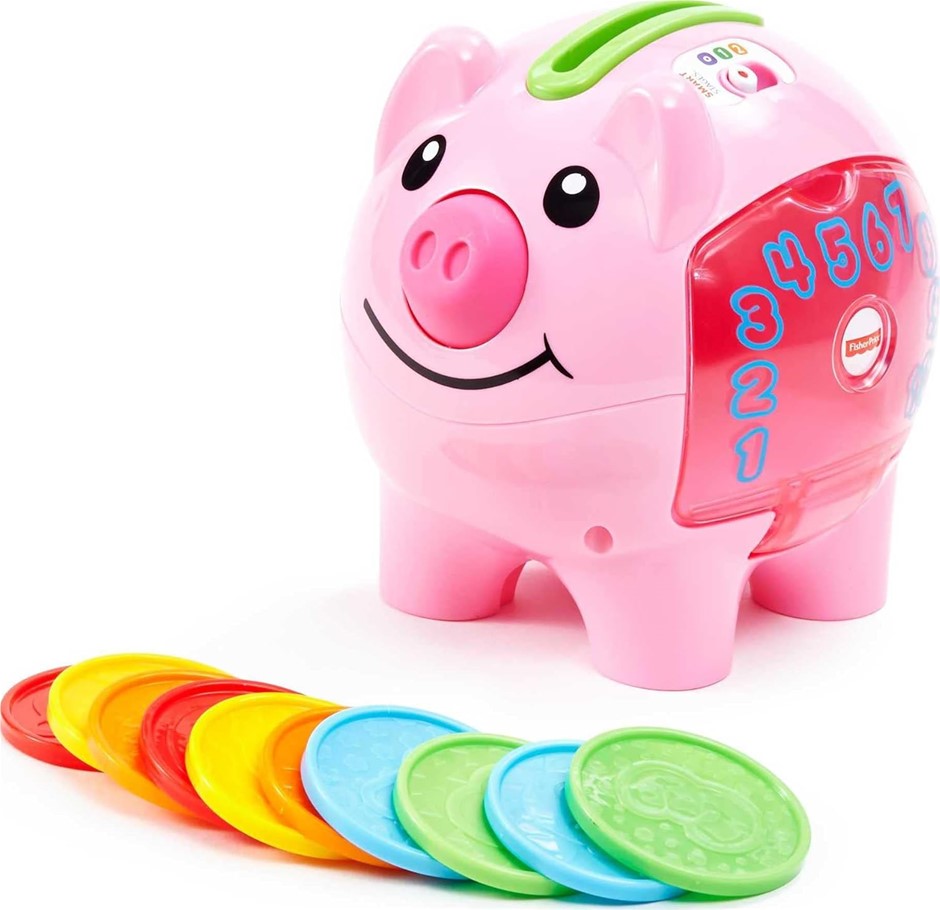 FISHERPRICE Laugh & Learn Smart Stages Piggy Bank. NB: Minor Use And No Sou