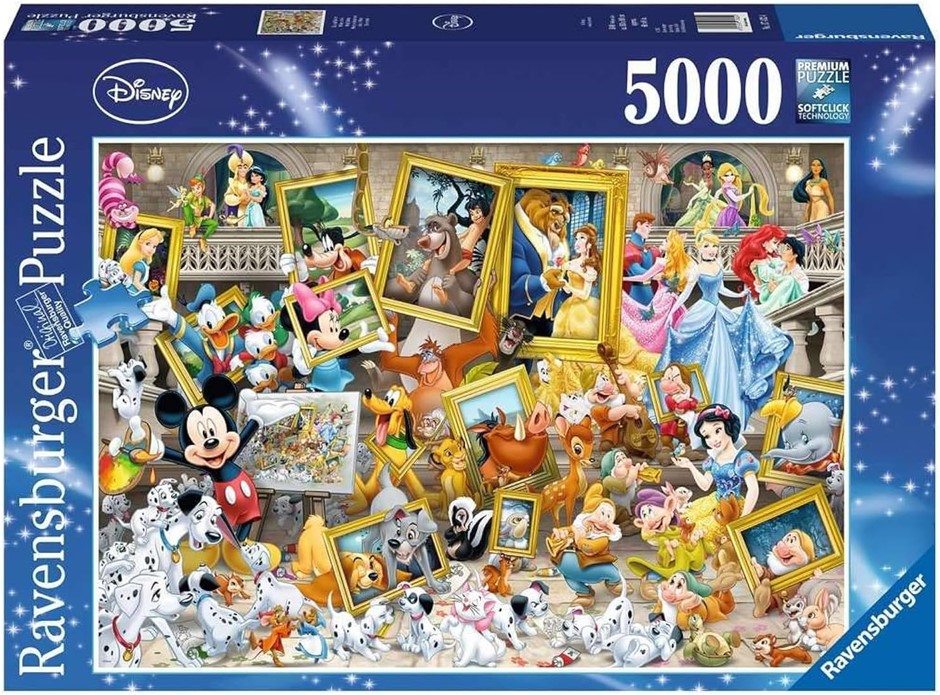 RAVENSBURGER - Disney Artistic Mickey Puzzle 5000 Pieces.