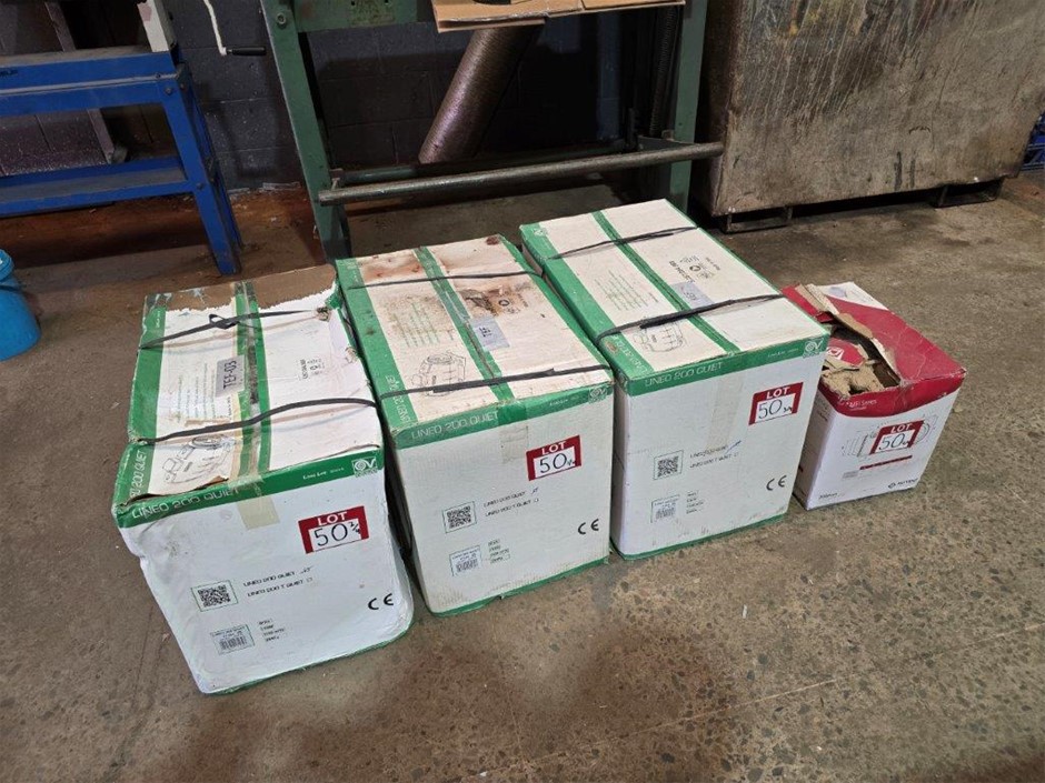 4 x Assorted Inline Ventilation Fans