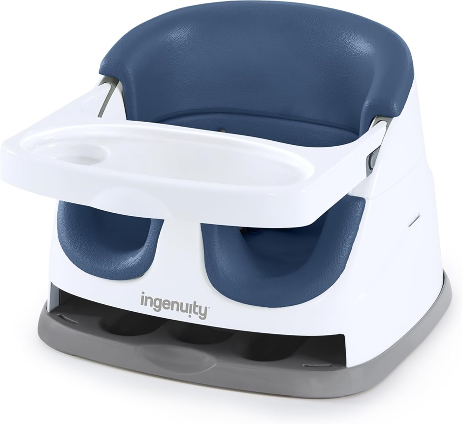 INGENUITY Baby Base 2-in-1 Seat, 6M-3Yrs, Night Sky. NB: Slightly damaged b