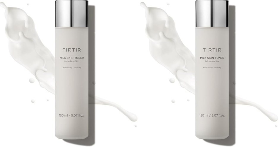 2x TIRTIR Milk Skin Toner, 150ml. Refreshing Glowing Facial Toner for a Smo