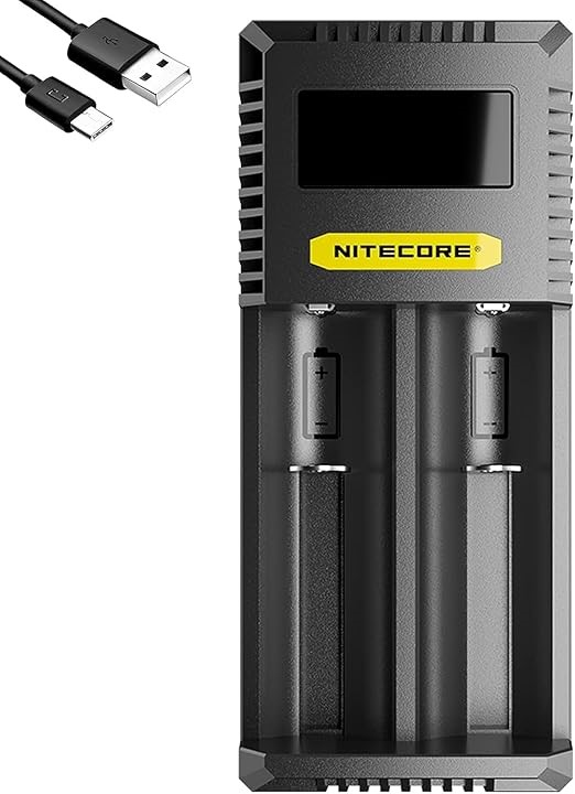 Nitecore Ci2 Dual Slot Universal Battery Charger, 3000 mAh Single Slot Max