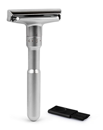 QSHAVE Adjustable Double Edge Classic Safety Razor. BRAND NEW!