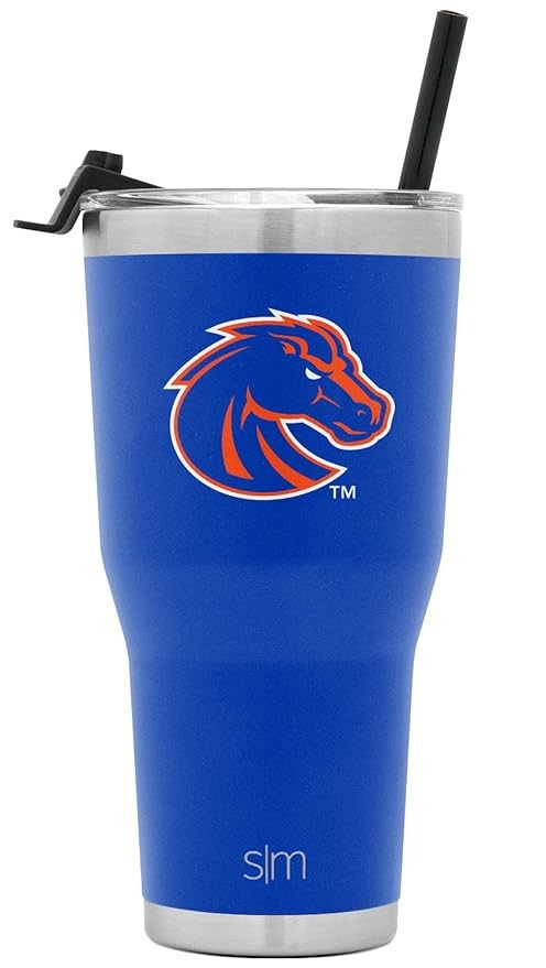 Simple Modern College 30oz Cruiser Tumbler with Straw & Closing Lid - Boise