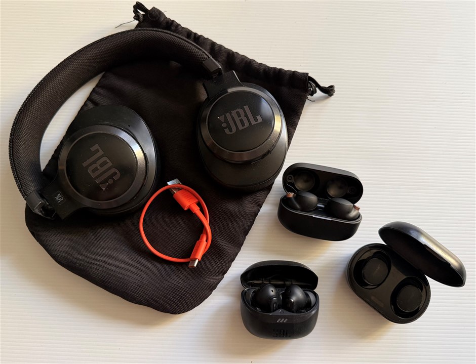 Sony WF-1000XM4 / Bose Quietcomfort / JBL Headphones - For Parts (Lot of 4)