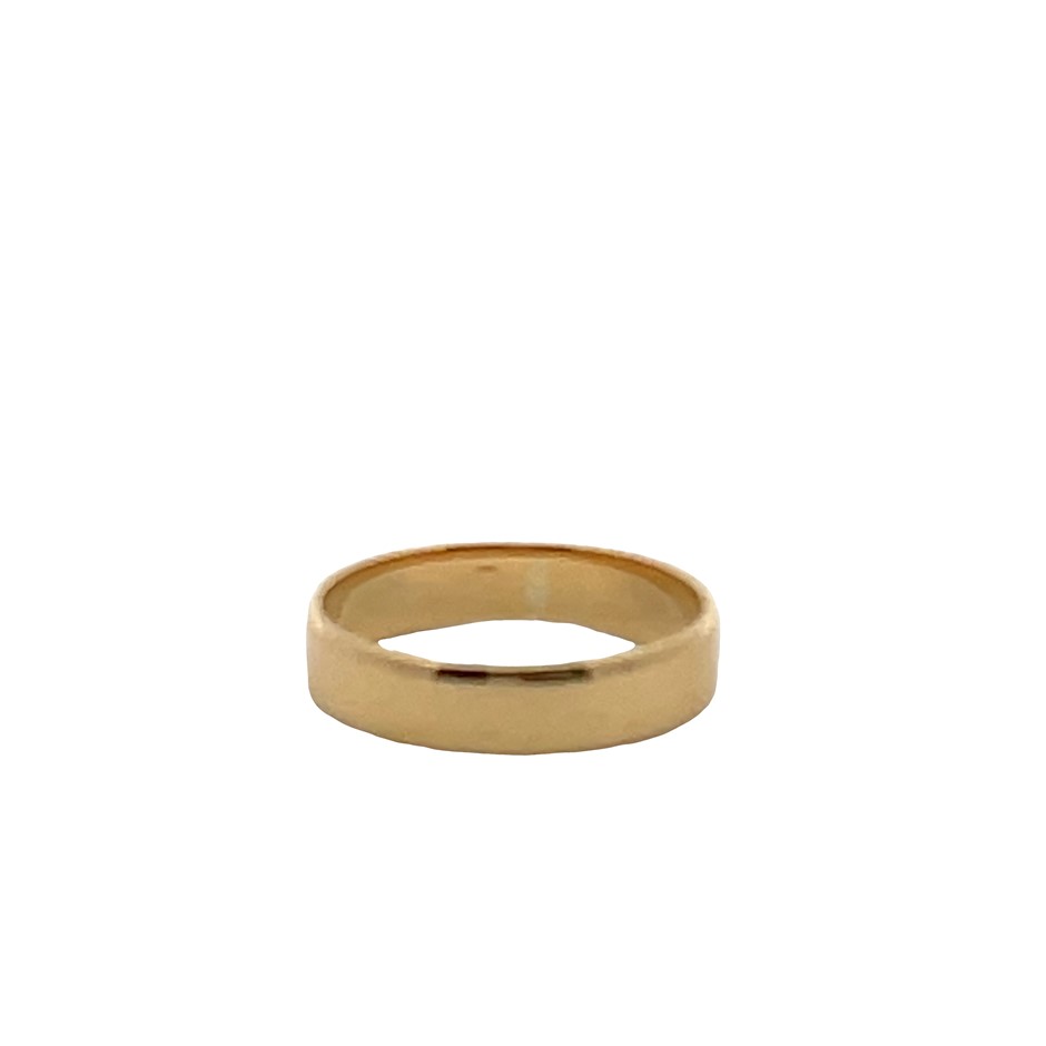 18ct Yellow Gold Band