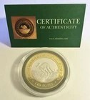 NEW WITH C.O.A. 500 Made 43mm "SILVER STUNNER" KANGAROO. COIN