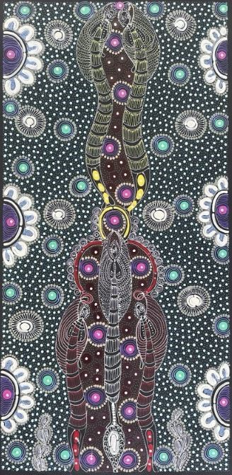 Original Aboriginal Painting Colleen Bird Wallace Nungurrayi