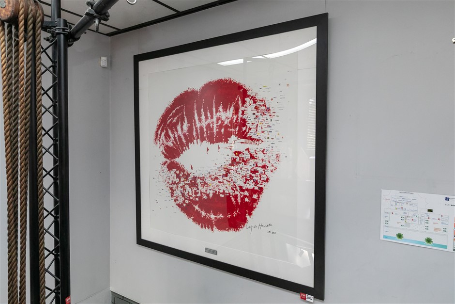 Lynda Howitt Sydney Kiss Lithograph