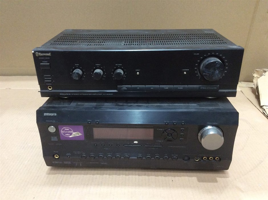 Sherwood AX-3030R Stereo Integrated Amplifier + Integra DTR-7.4 AV Receiver