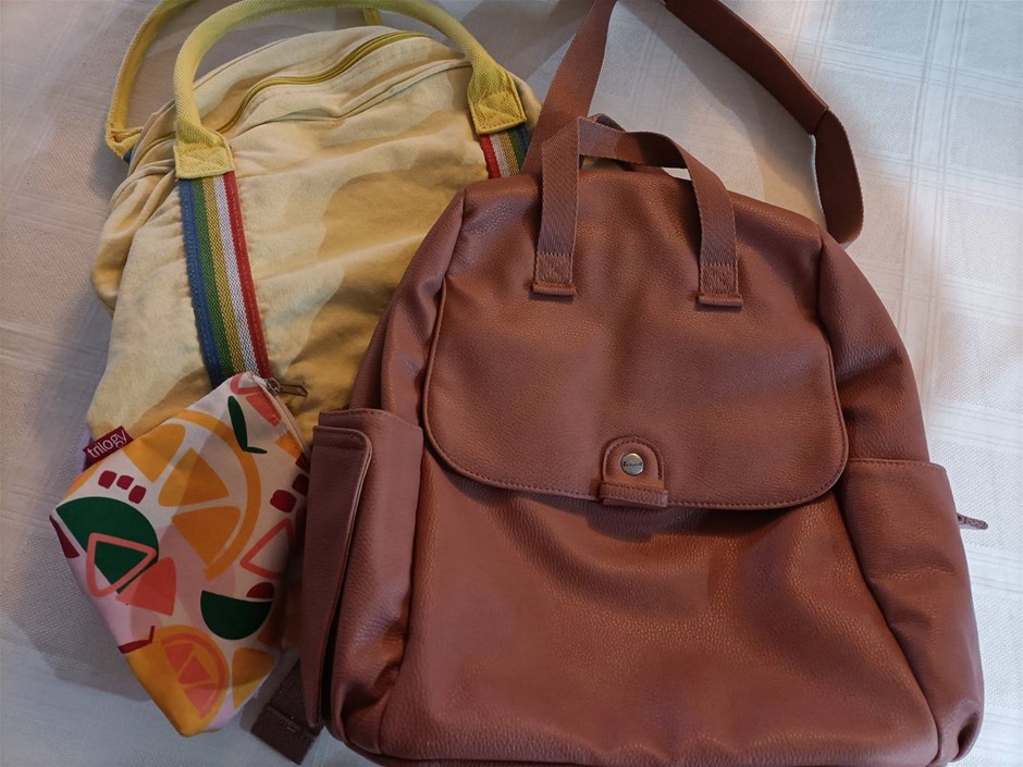 Babynel London Bag Minor Use , Yellow Bag and Make Up kit bag used. used