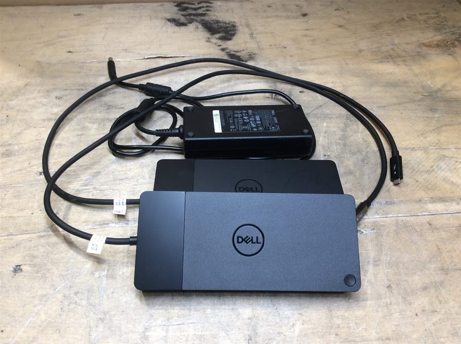 Dell HA180PM180 180W AC Adapter + Dell K20A WD19TBS Docking Station