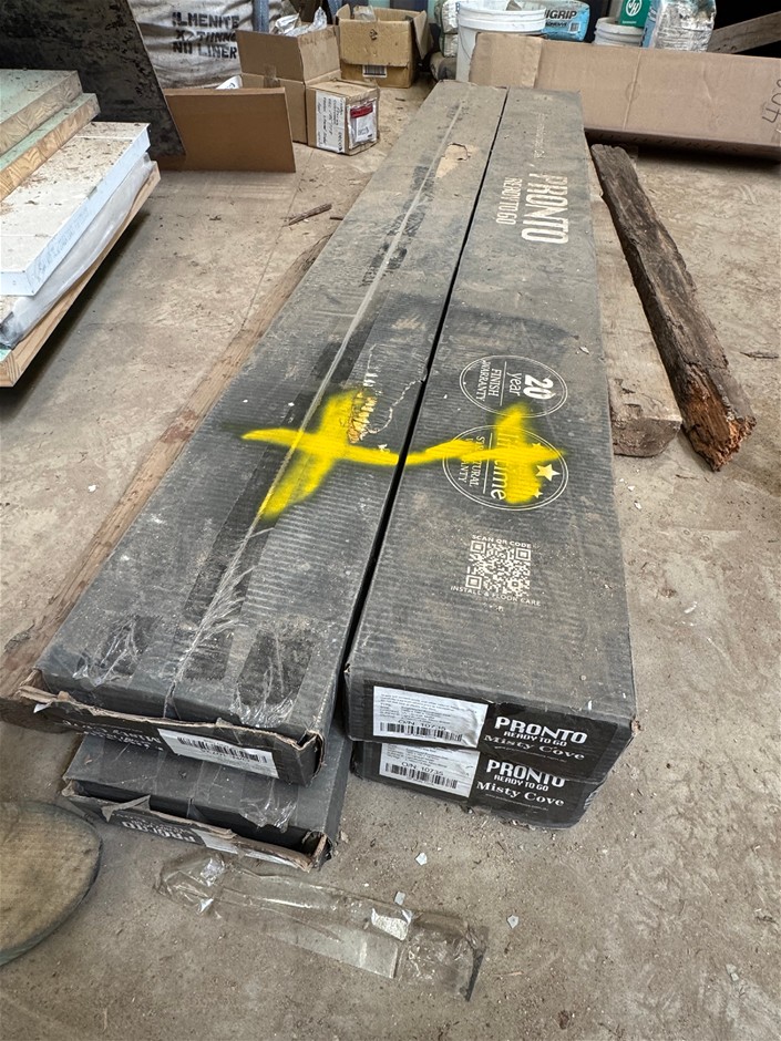 Boxes of Engineered Flooring