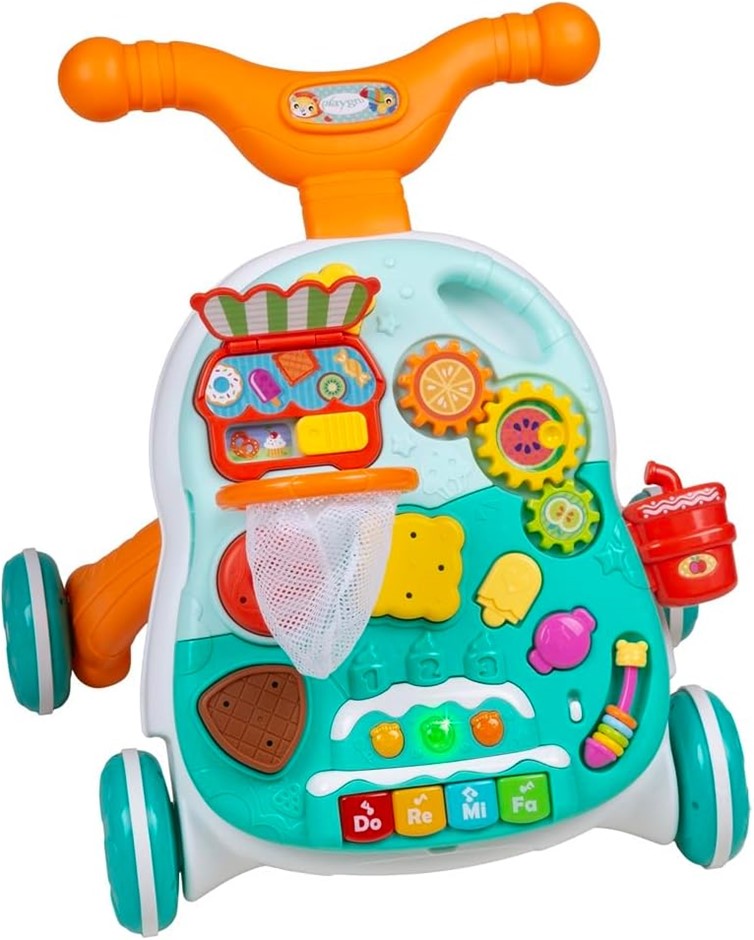 PLAYGRO Music and Lights Car Walker, Baby Walking Toy, Learning Walker and