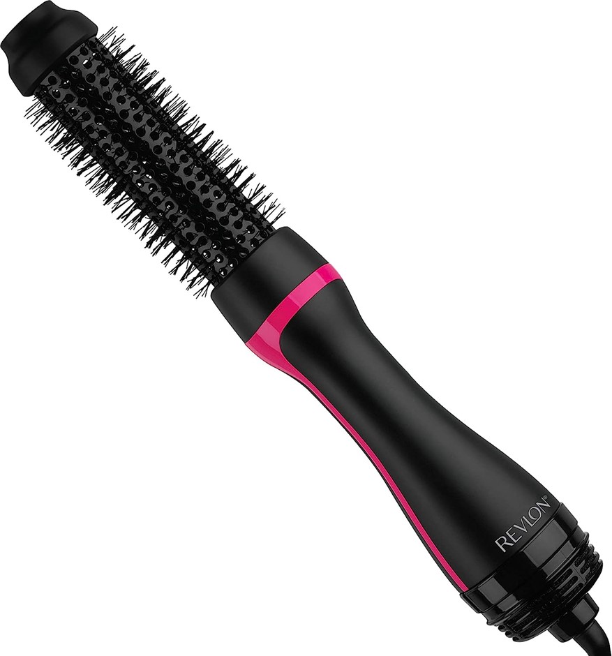REVLON One Step Volumiser Blowout Brush and Root Booster, Black. NB: Slight