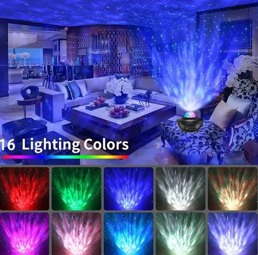 Star Projector Galaxy Projector with Remote Control - 3-in-1 Night Light