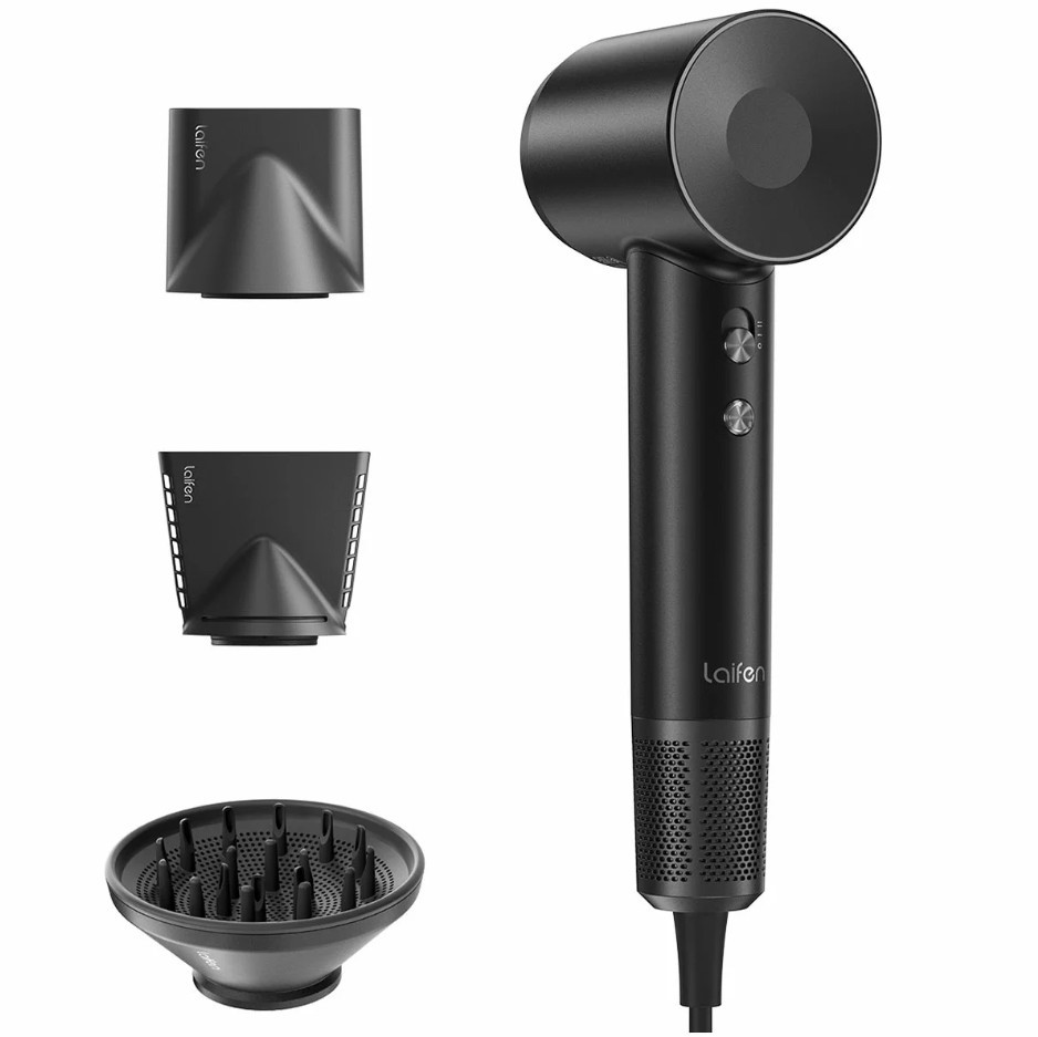 LAIFEN Swift Special High-Speed Hair Dryer, Black.