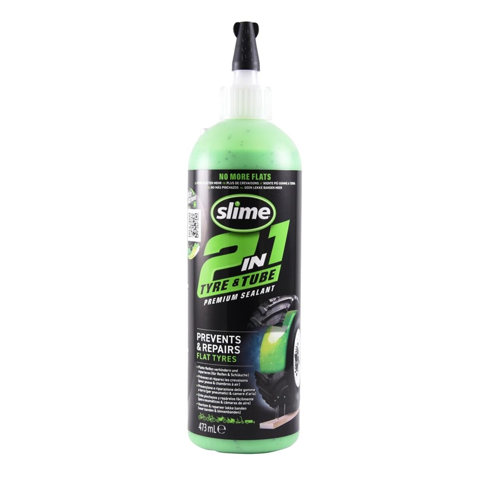 SLIME Tire Sealant 2 in 1, 473ML.