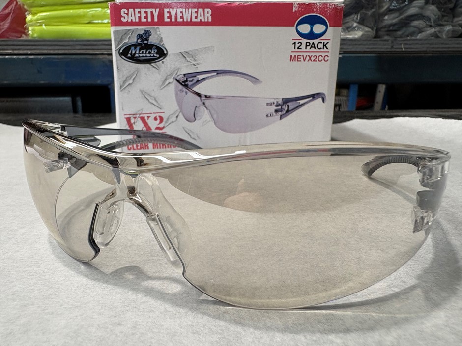 Boxes Comprising New Never Used Qty 12 of Mack Safety Eyewear