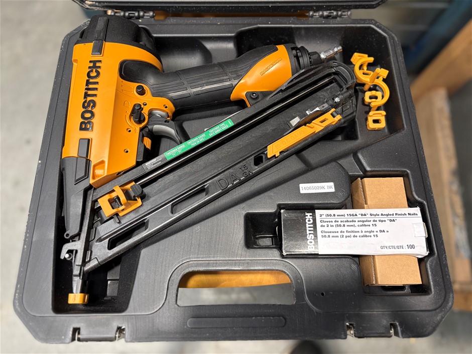 Box Comprising New Never Used Large Qty of Bostitch Gauges
