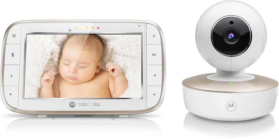 MOTOROLA Nursery VM 855 Connected WiFi Video Baby Monitor - with Motorola N