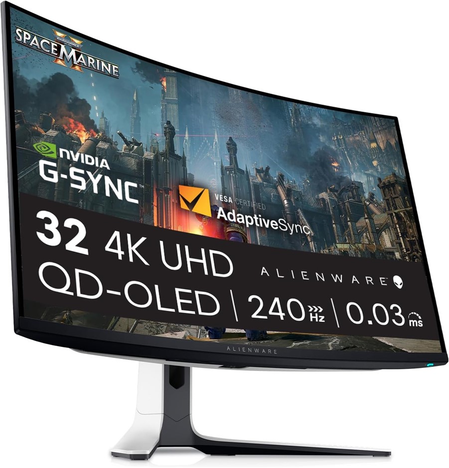 ALIENWARE AW3225QF Gaming Monitor 31.6-Inch 4K Ultra HD (3840x2160) 240Hz.